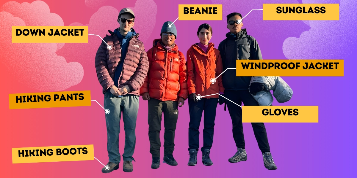 trek-packing-list